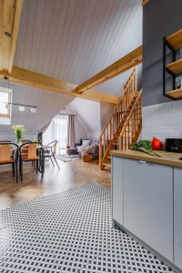 Apartamenty NOVA BIAŁKA Białka Tatrzańska apartament 8 kuchnia i salon