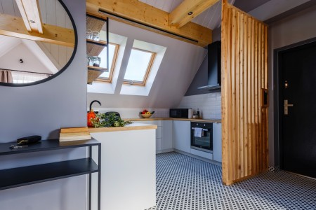 Apartamenty NOVA BIAŁKA Białka Tatrzańska apartament 8 wyposażona kuchnia
